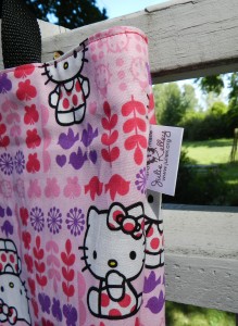 Hello Kitty, JulieK, reversible bag, sewing projects