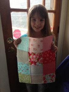 doll quilt, juliek, crafting with kids, sewing projects